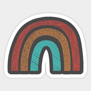 Boho Rainbow Sticker